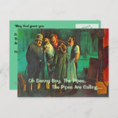 POSTCARD Danny Boy St. Patrick's Day Gruß PC Postkarte (Vorne/Hinten)