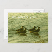 Postcard - Das Wasser ist gut! Postkarte (Vorne/Hinten)