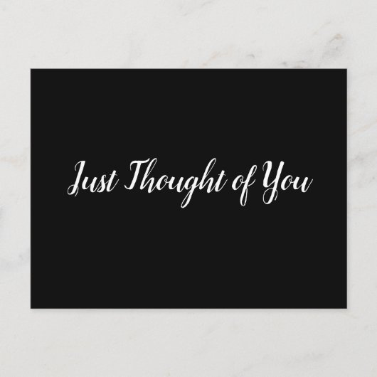 Postcard - Denken: Behalt Hoffnung lebendig! Postkarte (Vorderseite)