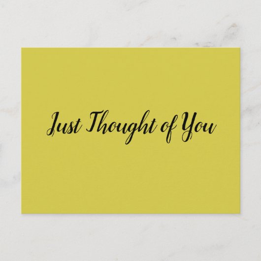 Postcard - Denken: und... dieses große Lächeln! Postkarte (Vorderseite)