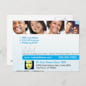 Postcard-Dental Wird Sometimes brushing is not eno Postkarte (Vorne/Hinten)