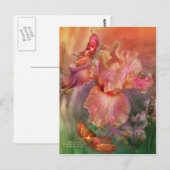 Postcard der Göttin des Frühlings Postkarte (Vorne/Hinten)