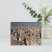 Postcard der Stadt Sanaa, Jemen Postkarte (Stehend Vorderseite)