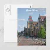 Postcard der Universität Manchester Postkarte (Vorne/Hinten)