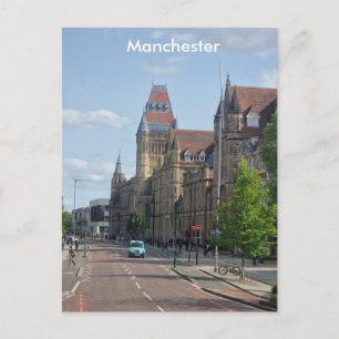 Postcard der Universität Manchester Postkarte