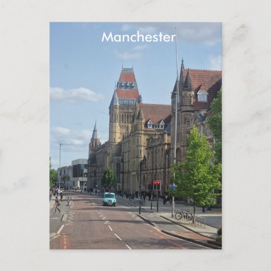 Postcard der Universität Manchester Postkarte (Vorderseite)