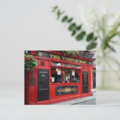 Postcard des Red Temple Bar pub in Dublin Postkarte (Stehend Vorderseite)