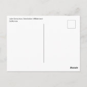 Postcard - Desolation Wilderness, Kalifornien Postkarte (Rückseite)