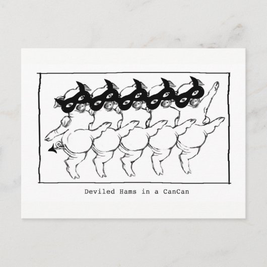Postcard - Deviled Ham in a Can Postkarte (Vorderseite)