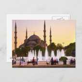 Postcard Die Blaue Moschee, Türkei, Istanbul Postkarte (Vorne/Hinten)