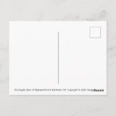 Postcard - Die Lila Lilacs des Highland Park Postkarte (Rückseite)