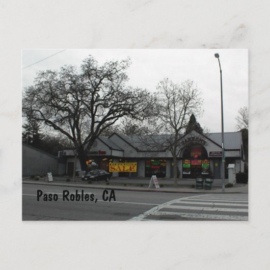Postcard, Downtown Paso Robles, CA Postkarte (Vorderseite)
