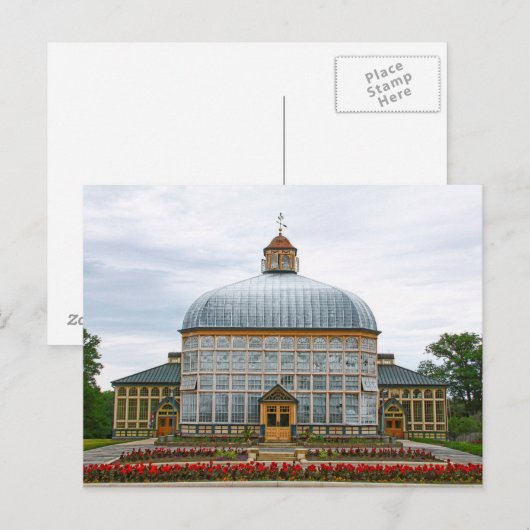 Postcard Druid Hill Conservatory, Baltimore Postkarte (Vorne/Hinten)