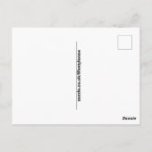 Postcard - Dubai Skyline wir haben Misty Dusk Postkarte (Rückseite)