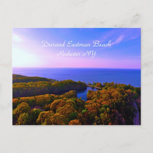 Postcard - Durand Eastman Beach im Herbst Postkarte (Vorderseite)