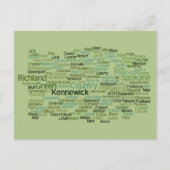 Postcard Eastern Washington Cities Postkarte (Vorderseite)