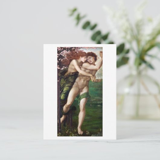 POSTCARD : ED. BURNE - JONS : PHYLLIS + DEMOPHOON POSTKARTE (Stehend Vorderseite)