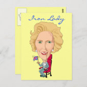 Postcard Ehemaliger britischer Premierminister Iro Postkarte (Vorne/Hinten)