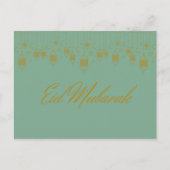 Postcard "Eid Mubarak" Postkarte (Vorderseite)