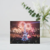 Postcard Eiffel Tower, Paris Frankreich Postkarte (Stehend Vorderseite)
