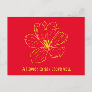 Postcard - Ein Gedanke, zu sagen, ich Liebe Sie. Postkarte