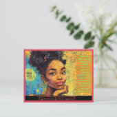 Postcard Empowerment des Glaubens Postkarte (Stehend Vorderseite)