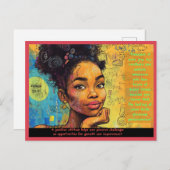 Postcard Empowerment des Glaubens Postkarte (Vorne/Hinten)