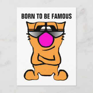 POSTCARD FAMOUS POSTKARTE