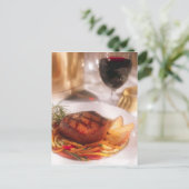 POSTCARD FILET MIGNON STEAK DINNER POSTKARTE (Stehend Vorderseite)
