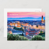 POSTCARD Florence, Italien Postkarte (Vorne/Hinten)