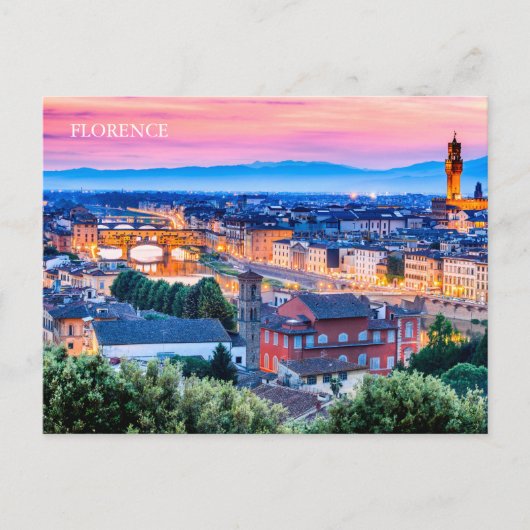 POSTCARD Florence, Italien Postkarte (Vorderseite)