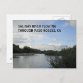 POSTCARD: Fluss Salinas in Paso Robles Postkarte (Vorne/Hinten)