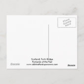Postcard, Forth Bridge, Schottland Postkarte (Rückseite)