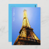 Postcard Frankreich Eiffelturm Postkarte (Vorne/Hinten)