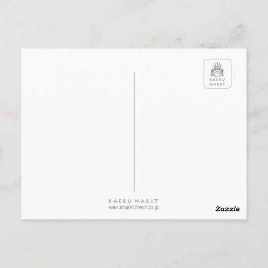 Postcard Frog Fairy Postkarte (Rückseite)