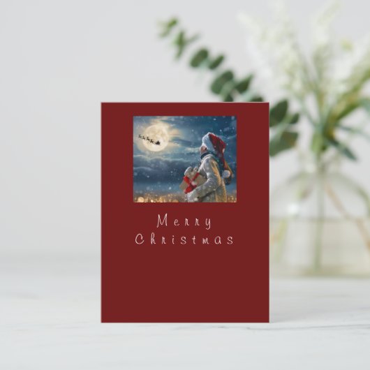 Postcard Frohe Weihnachten Postkarte (Stehend Vorderseite)