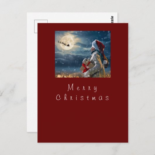 Postcard Frohe Weihnachten Postkarte (Vorne/Hinten)