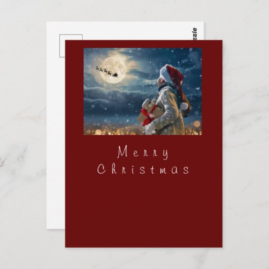 Postcard Frohe Weihnachten Postkarte (Vorne/Hinten)