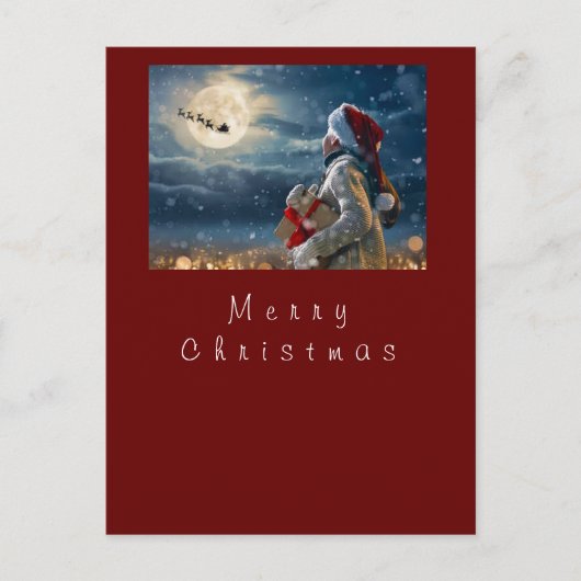 Postcard Frohe Weihnachten Postkarte (Vorderseite)