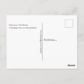 Postcard - Frohe Weihnachtsglocke Postkarte (Rückseite)