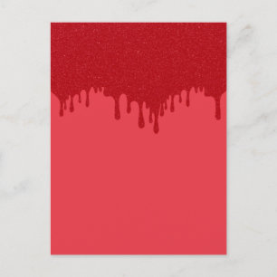 Postcard für benutzerdefiniertes Tropfen-Design -  Feiertagspostkarte