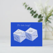 Postcard - Geburtsankündigung von zwei Jungen Ankündigungspostkarte (Stehend Vorderseite)