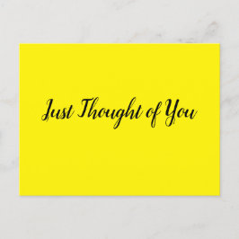 Postcard - Gedanken: Du bringst mich zum Lächeln. Postkarte