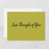 Postcard - Gedanken: Frieden. Postkarte (Vorne/Hinten)