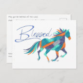 Postcard Gesegnetes Pferd von Sherry Jarvis Postkarte (Vorne/Hinten)