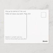 Postcard Gesegnetes Pferd von Sherry Jarvis Postkarte (Rückseite)