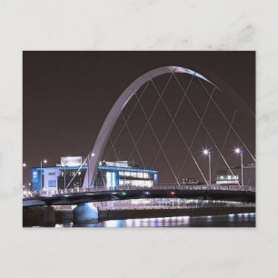 Postcard Glasgow Squinty Bridge Postkarte