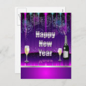 Postcard glücklich Neues Jahr Feiertagspostkarte (Vorne/Hinten)