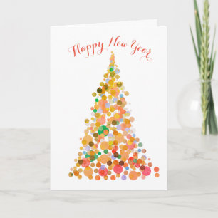 Postcard glückliches Neues Jahr! Feiertagskarte