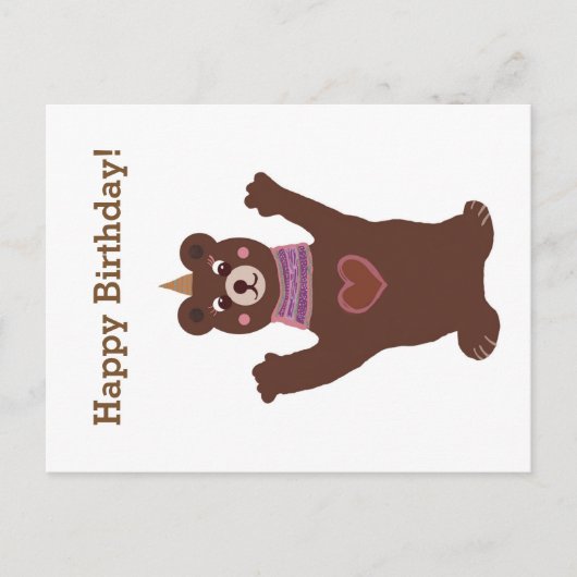 Postcard Glückwunsch 1. Geburtstag Postkarte (Vorderseite)